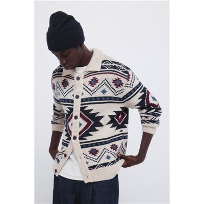 Cárdigan fantasí rombos