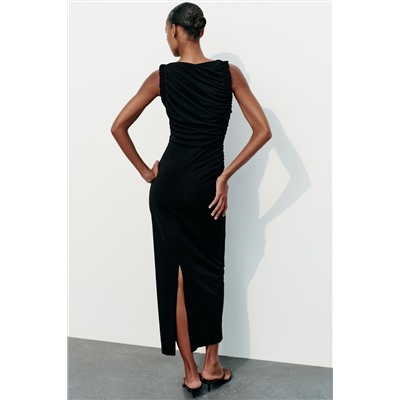 VESTIDO MIDI VOLANTE
