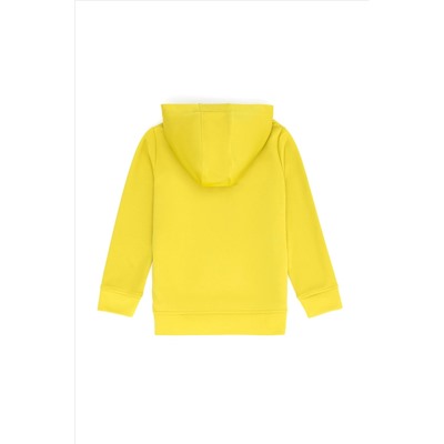 Çocuk Fıstık Yeşili Kapüşonlu Sweatshirt