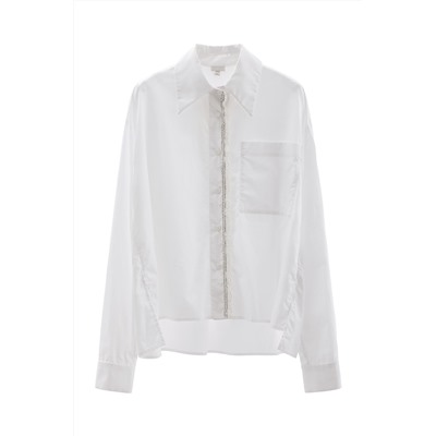 Camisa asimétrica Blanco