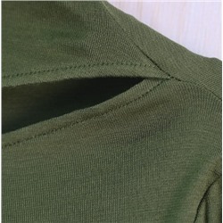 Легкая футболка с длинным рукавом из смеси Tencel  MO&C*o ОРИГИНАЛ!