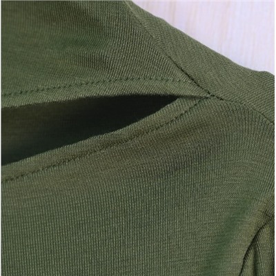 Легкая футболка с длинным рукавом из смеси Tencel  MO&C*o ОРИГИНАЛ!