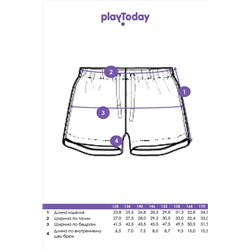 Шорты PLAYTODAY, 1121922
