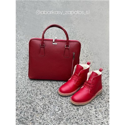 Ab.Zapatos 4619/2 granate+Ab. Z. PELLE · PORTATEL/2 napa (1210) burdeos АКЦИЯ