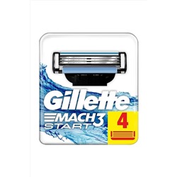 Gillette, Mach 3 Start Tıraş Bıçağı 4'lü Yedek Başlık
