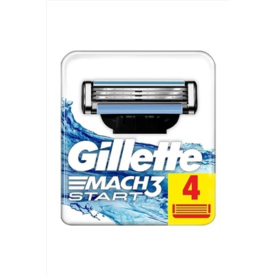 Gillette, Mach 3 Start Tıraş Bıçağı 4'lü Yedek Başlık