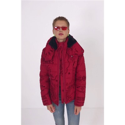 Chaqueta acolchada cuello tortuga