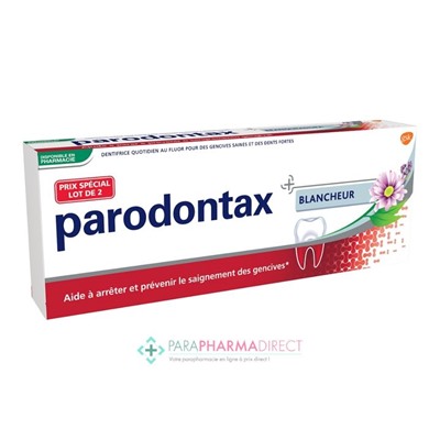 Parodontax Dentifrice Blancheur 2x75mlLot  × 2
