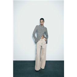 Z1975 PINK OVERDYED PALAZZO JEANS