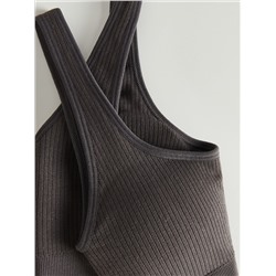 Rippstrickoberteil