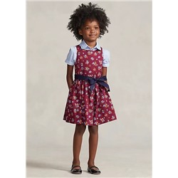 Floral Cotton Sateen Dress
