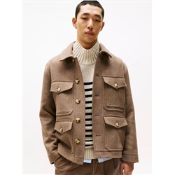 Wool-Blend Utility Jacket