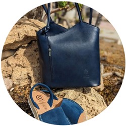 AVARCA MENORQUINA · 8201 · MARINO+PELLE MOCHILA NAPA MARINO АКЦИЯ