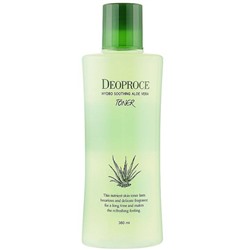 DEOPROCE HYDRO SOOTHING ALOE VERA TONER Увлажняющий успокаивающий тонер для лица с экстрактом алоэ 380мл