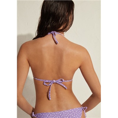 Triangel-Bikinioberteil mit verschiebbaren Cups Cipro