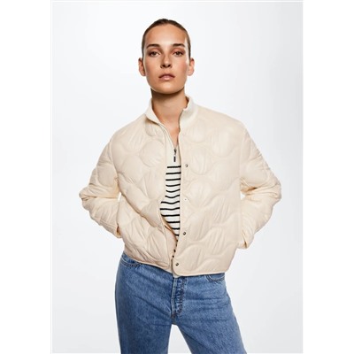 Anorak ultralight botones -  Mujer | MANGO OUTLET Melilla