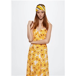 Vestido algodón flores -  Mujer | MANGO OUTLET España