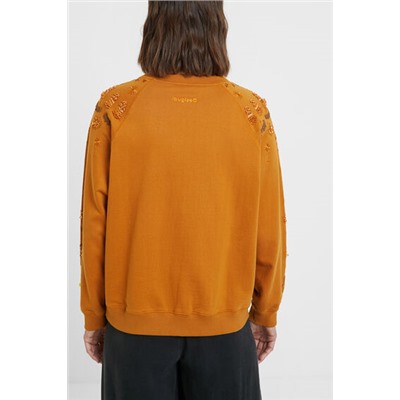 Sudadera felpa bordados