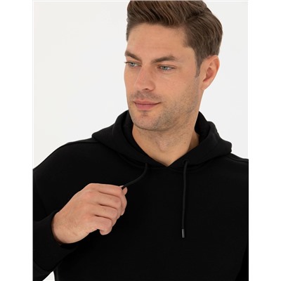 Siyah Regular Fit Sweatshirt