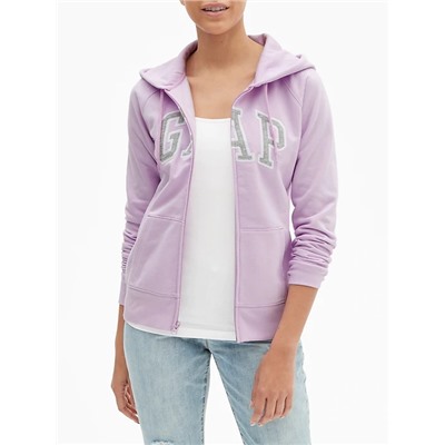 Gap Logo Zip Hoodie In Fleece
