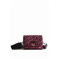 Bolso bandolera jacquard círculos