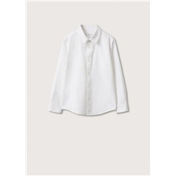 Camisa algodón lino -  Niño | MANGO OUTLET España