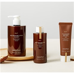 Oat Mild Moisture Skin, Смягчающий балансирующий тонер с экстрактом овса для увлажнения и питания кожи
