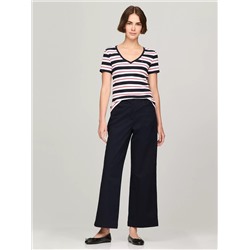 Stripe V-Neck Favorite T-Shirt