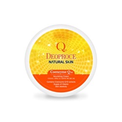 DEOPROCE NATURAL SKIN COENZYME Q10 NOURISHING CREAM Питательный крем для лица и тела с коэнзимом Q10 100г