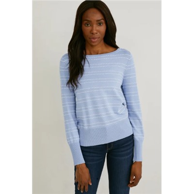 Pullover - gestreift