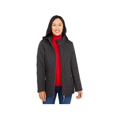 Tommy Hilfiger Double Diamond Quilted Hooded Jacket