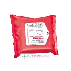 Bioderma Créaline H2O Lingettes Dermatologiques 25 grandes lingettes