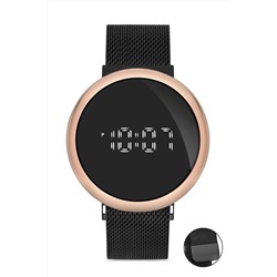 Royal Club De Polo Barcelona Unisex Rose Gold Hasır Dijital Led Kol Saati Rpsm000701 RPSM0007