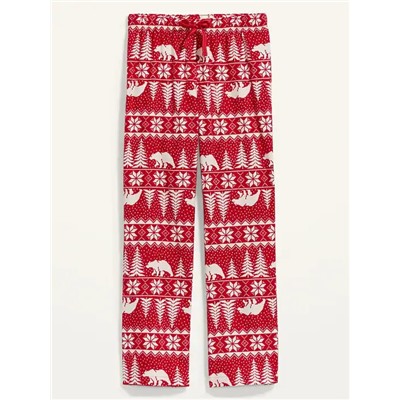Patterned Flannel Pajama Pants for Women