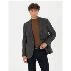 Lacivert Slim Fit Ceket