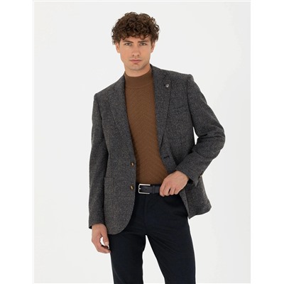 Lacivert Slim Fit Ceket