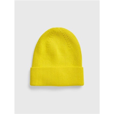 Organic Cotton Ribbed Beanie