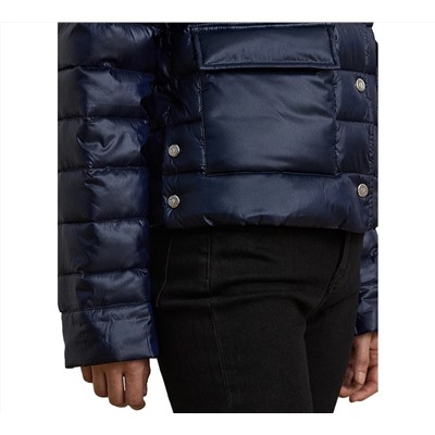 Lauren Ralph Lauren Women's Snap-Front Stand-Collar Packable Coat