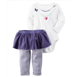 2-Piece Bodysuit & Tutu Pant Set