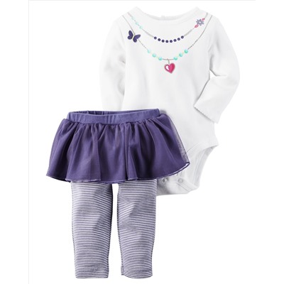 2-Piece Bodysuit & Tutu Pant Set