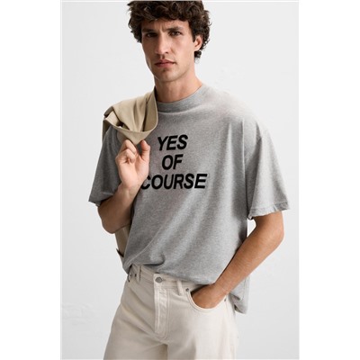 CAMISETA TEXTO TEXTURA