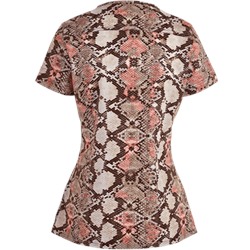 koi Stretch Scrubs Anaconda Print Top