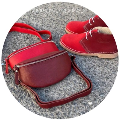 ZAPATOS · 2712 FUEGO-GRANATE+Pelle • Cinturon