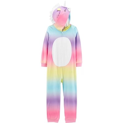 Carter's | Kid 1-Piece Unicorn Hooded Fleece Footless PJs