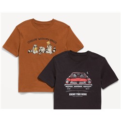 Short-Sleeve Graphic T-Shirt 2-Pack for Boys