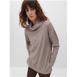 Bluse mit gesprenkelter Textur