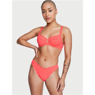 VICTORIA'S SECRET SWIM Scallop Full Coverage Bikini Top