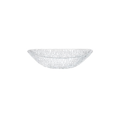 Granville Oval Kase - Şeffaf - 20x13 cm