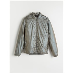 Jacke mit metallischer Oberfläche