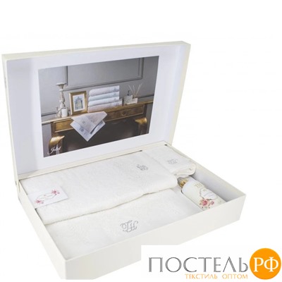 T1219T10078181 Набор полотенец Tivolyo Home JULIET кремовый 3 предмета